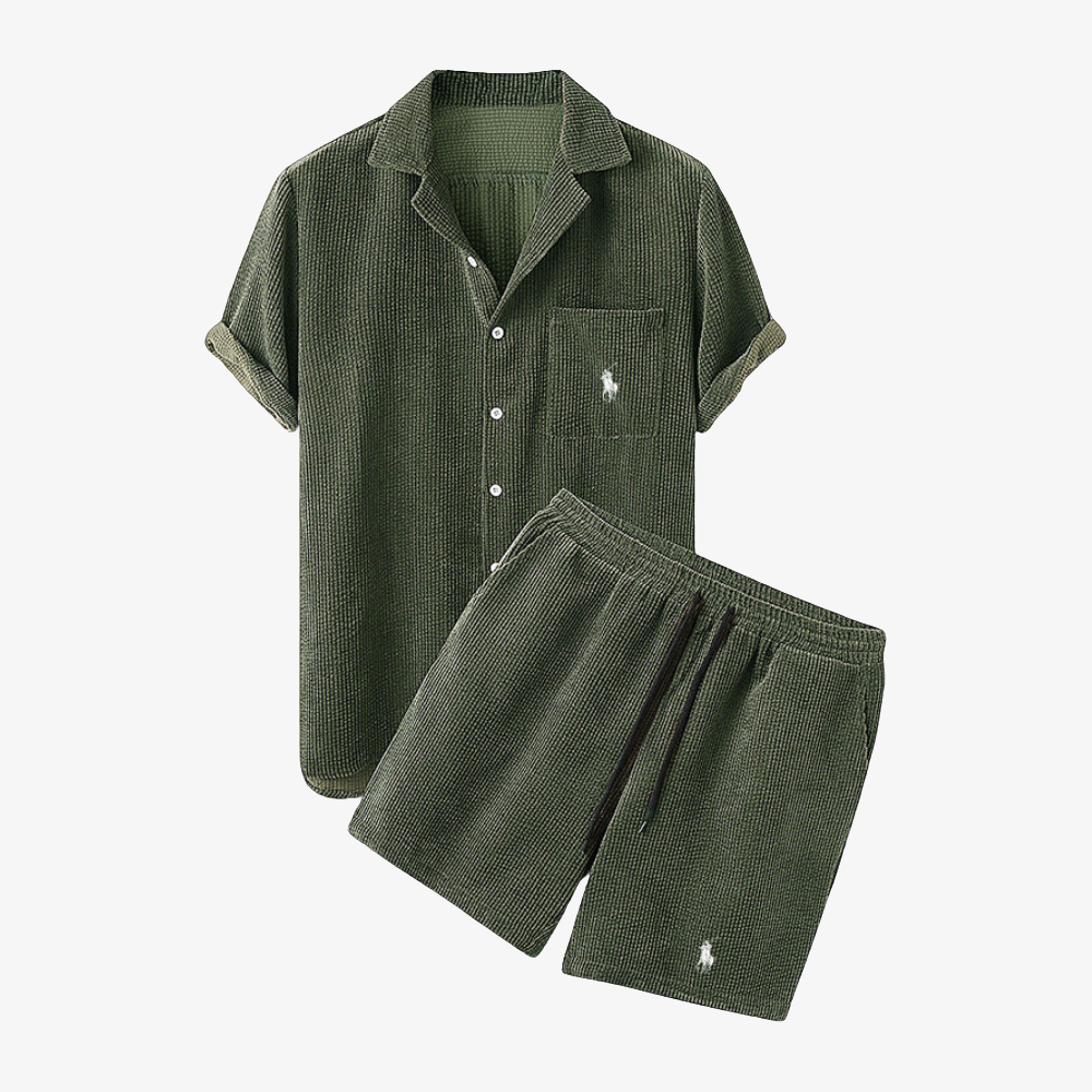 OUTLET™ Short-Sleeve Linen Set