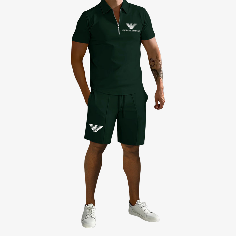 OUTLET™ Short-Sleeve Set with Zipper