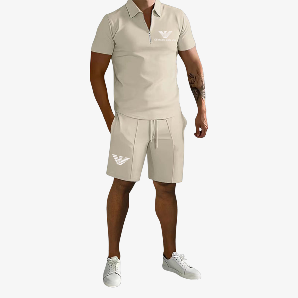 OUTLET™ Short-Sleeve Set with Zipper