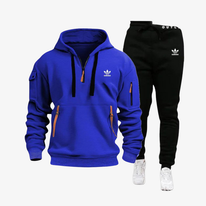 OUTLET™ Hoodie Set with Zipper Details