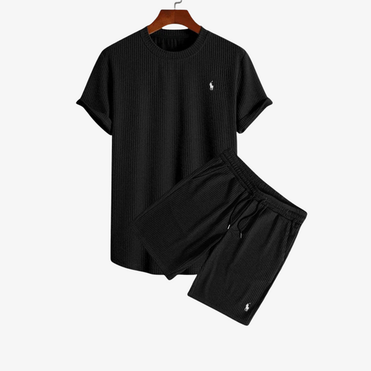 OUTLET™ Two-Piece Ribbed – T-Shirt & Shorts