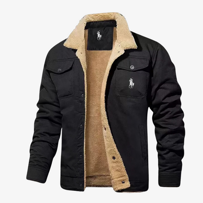 OUTLET™ Denim Jacket with Fur Lining