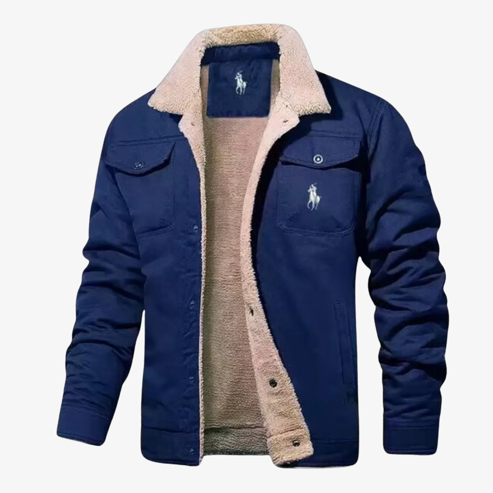 OUTLET™ Denim Jacket with Fur Lining