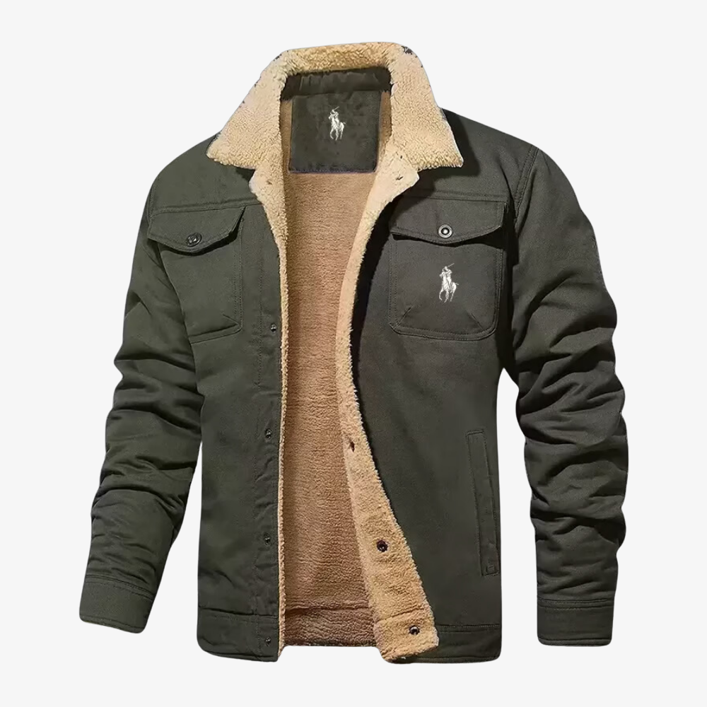 OUTLET™ Denim Jacket with Fur Lining