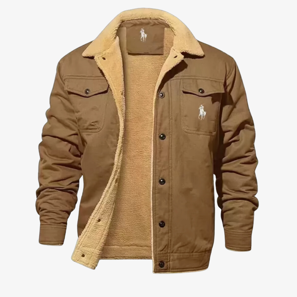 OUTLET™ Denim Jacket with Fur Lining