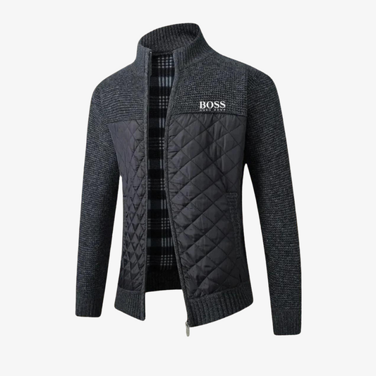 OUTLET™ Knit Jacket with Quilted Front