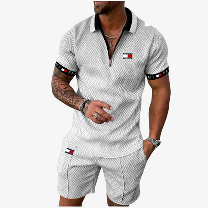 OUTLET™ Textured Set with Zip Collar